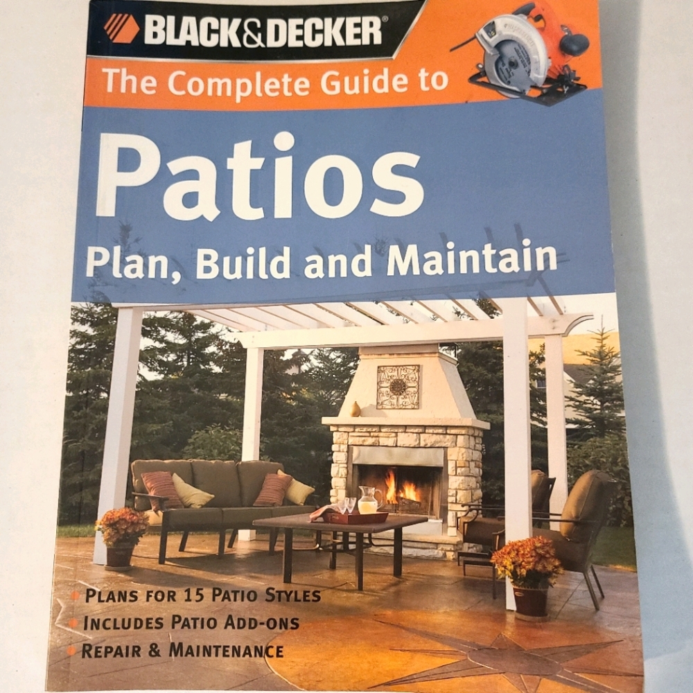 Patios custom build plan book black & decker